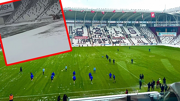 Elazığ Gençlik ve Spor İl Müdürlüğü'nden yoğun kar yağışına rağmen özverili çalışma