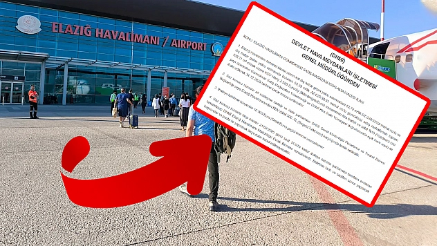 Elazığ Havalimanı'nda büyük fırsat: Havalimanı içinde mağaza kiraya veriliyor!