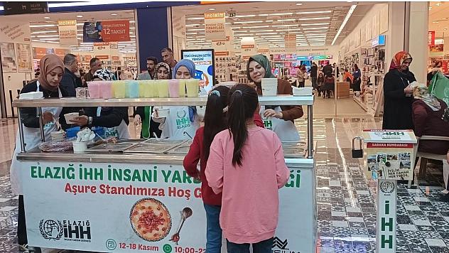 Elazığ İHH, Aşure Standı Kurdu