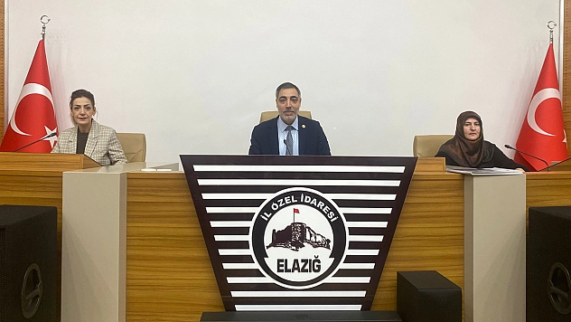 Elazığ il genel meclis Nisan ayı oturumları devam ediyor