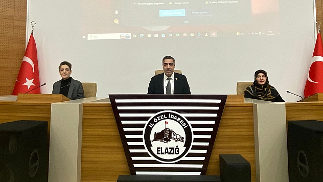 Elazığ İl genel meclisi Mart ayı oturumları başladı