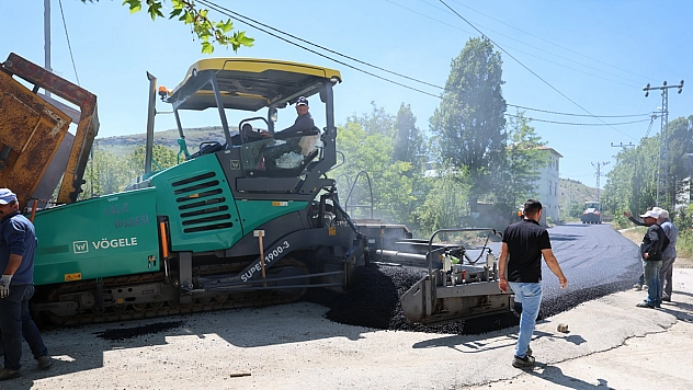 Elazığ İl Özel İdaresi BSK asfalt sezonunu açtı