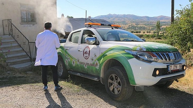 Elazığ İl Özel İdaresi İlaçlama Çalışmalarına Aralıksız Devam Ediyor