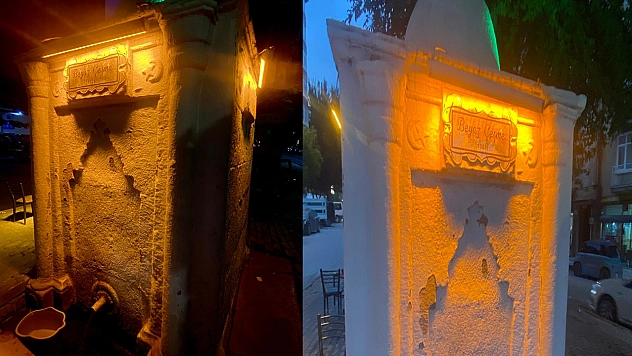 Elazığ'ın kültürel ve sembol  çeşmesi 'Beyaz Çeşme' yıllara meydan okuyor