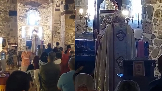 Elazığ Meryem Ana Kilisesi'nde ayin düzenlendi