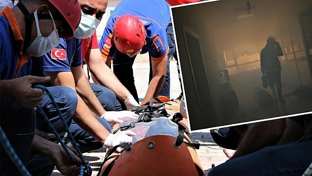 Elazığ Ruh Sağlığı Hastanesindeki deprem ve yangın tatbikatı nefes kesti