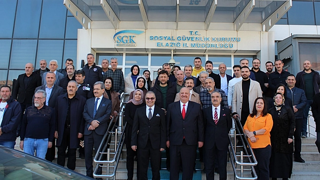 Elazığ SGK'da Devir teslim töreni düzenlendi