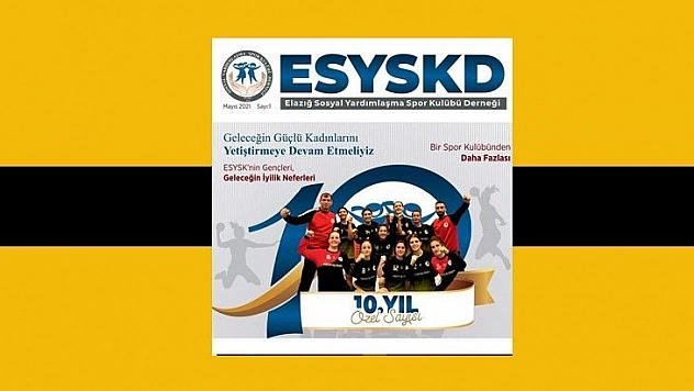 Elazığ SYSK'dan 10. yıl dergisi