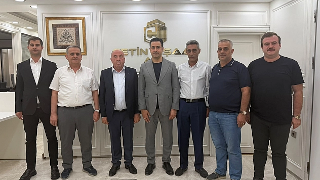 Elazığ TSO başkan adayı Ahmet Ballıca'dan Çetin İnşaat'a ziyaret