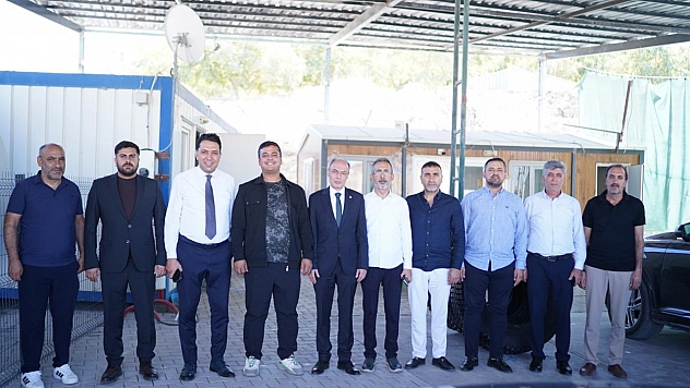 Elazığ TSO Başkan Adayı Öner Karakoçan'da temaslarda bulundu