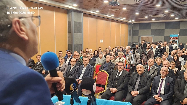 Elazığ Türk Ocağı 'Amerika'nın Yüzyıllık Orta Doğu Hayali' konulu Konferans düzenlendi