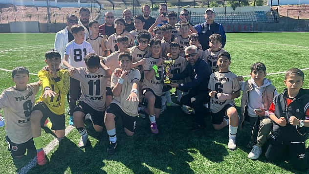 Elazığ U13 Ligi'nden Yolspor şampiyon oldu