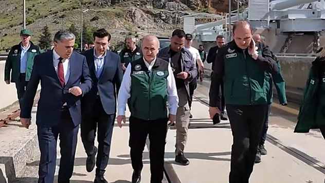 Elazığ Valisi Numan Hatipoğlu Keban Barajı'nda İncelemelerde Bulundu