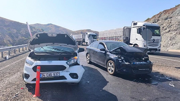 Elazığ zincirleme trafik kazası!