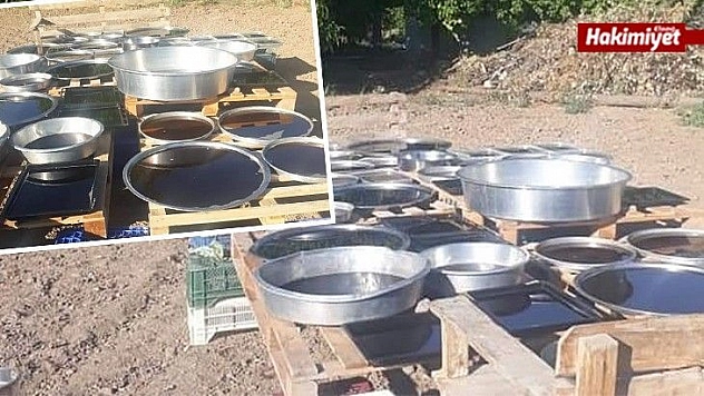 Elazığlı kadınlar dut pekmezi yapımına başladı