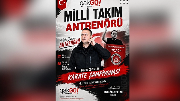 Elazığlı polis memuru antrenöre milli görev