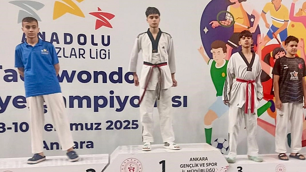 Elazığlı sporcular Türkiye 3'üncüsü oldu