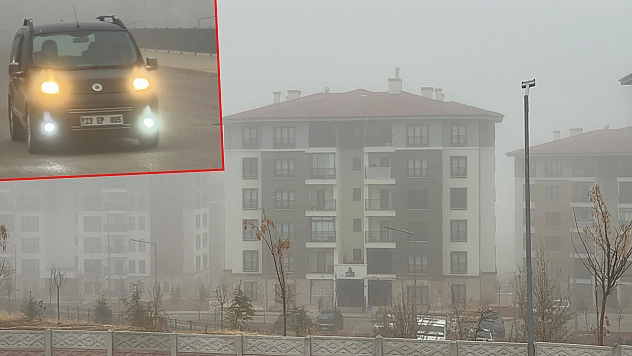 Elazığlılar güne sisle uyandı