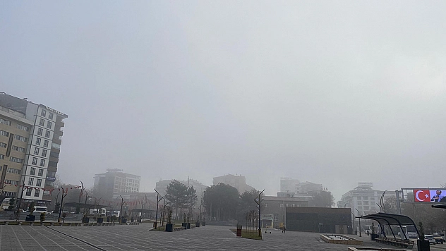 Elazığlılar güne sisle uyandı