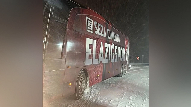 Elazığspor'a kar engeli