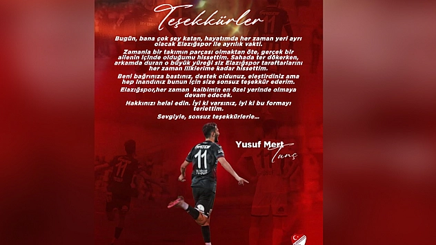 Elazığspor'da bir ayrılık daha