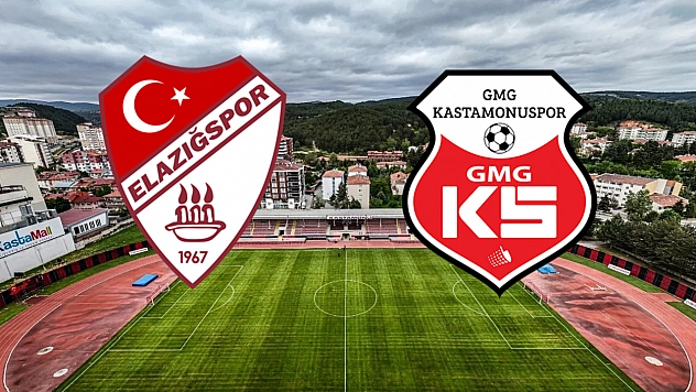 Elazığspor - GMG Kastamonuspor maçı canlı anlatım