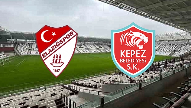 Elazığspor-Kepez Belediyespor maçı canlı anlatım