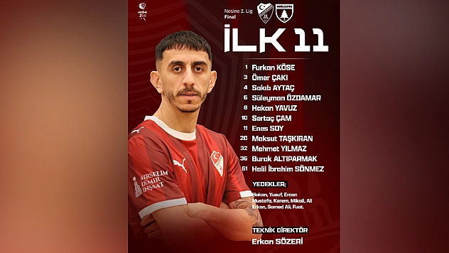 Elazığspor'un ilk 11'i belli oldu