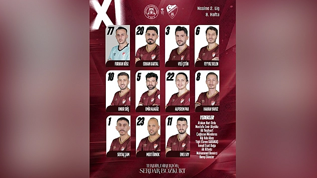 Elazığspor'un ilk 11'i Belli oldu