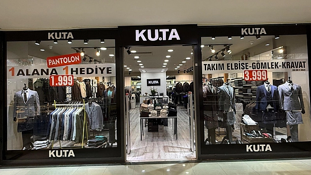 Erkek giyim mağazası 'Kuta' yoğun ilgi görmeye devam ediyor