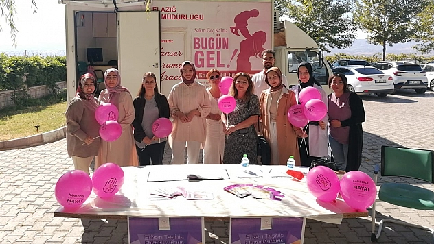 Erken tanı hayat kurtarır! Elazığ'da farkındalık etkinliği
