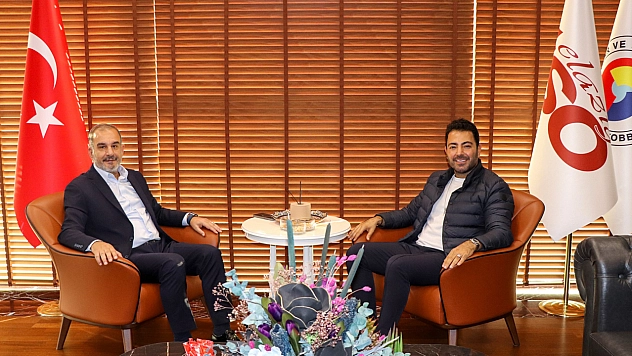 Ersan Diamond sahibi Ersan Gülmez'den Başkan Alan'a ziyaret