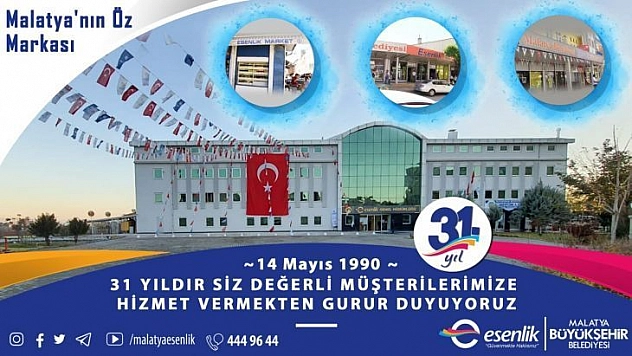 Esenlik 31 yaşın gururunu yaşıyor