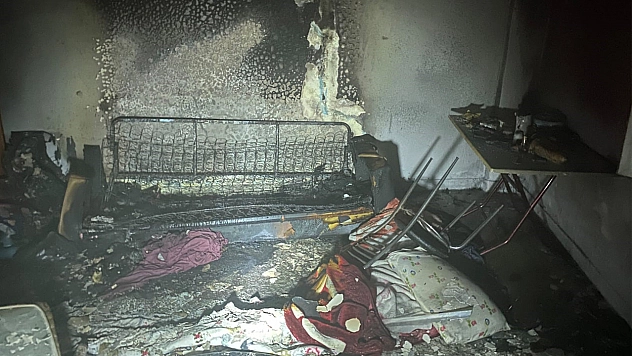 Ev Yangını Korkuttu