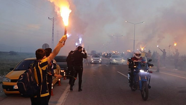 Fenerbahçe'ye Malatya'da coşkulu karşılama