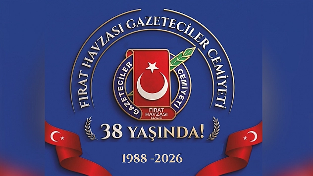 Fırat Havzası Gazeteciler Cemiyeti 38 yaşında