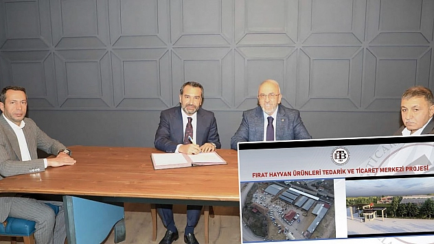 Fırat Hayvan Ürünleri Tedarik Ve Ticaret Merkezi İçin İmzalar Atıldı