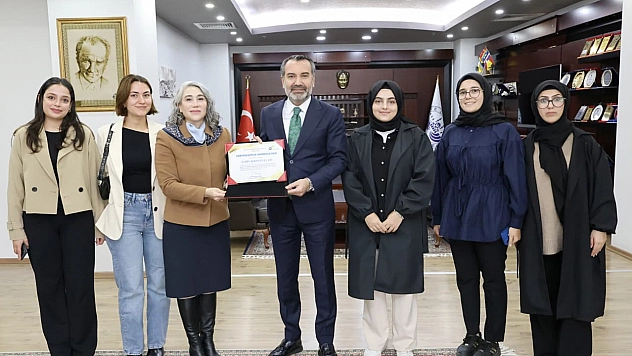 Fırat Üniversitesi Fizik Bölümü'nden Başkan Şerifoğulları'na ziyaret