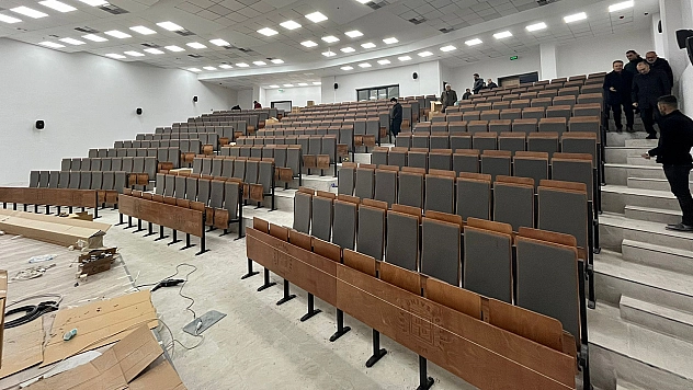 Fırat Üniversitesi merkezi amfi inşaatinda sona gelindi