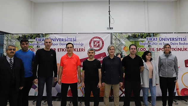 FÜ'de Personeller Arası Masa Tenisi Turnuvası Sona Erdi