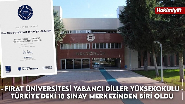 FÜ Yabancı Diller Yüksekokulu OTE olarak akredite edildi
