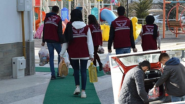 Elazığ Gönüllü Genç Yardım Ekibi Yardımlarını Sürdürüyor