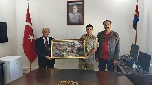 Gazilerden Jandarmaya ziyaret