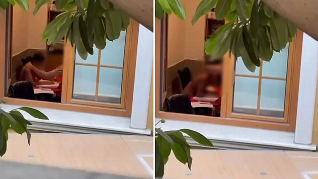 'Gitmek istemiyorum' dedi... Baba gerçeği pencereden öğrendi