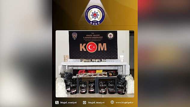 Gümrük kaçağı tütün ve mamülleri ele geçirildi