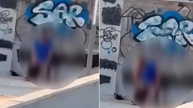 Gündüz vakti çatıya çıkıp ilişkiye girdiler: Mahalleli isyan etti