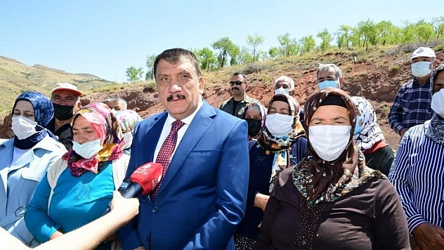 Gürkan, Kuluncak'ta çalışmaları inceledi