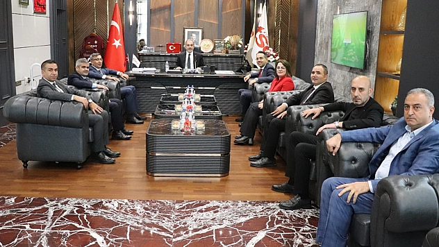 Halkbank Yöneticilerinden Başkan Alan'a Ziyaret