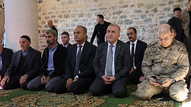 Harput Kalesi'ndeki 940 yıllık Fetih Mescidi ibadete açıldı