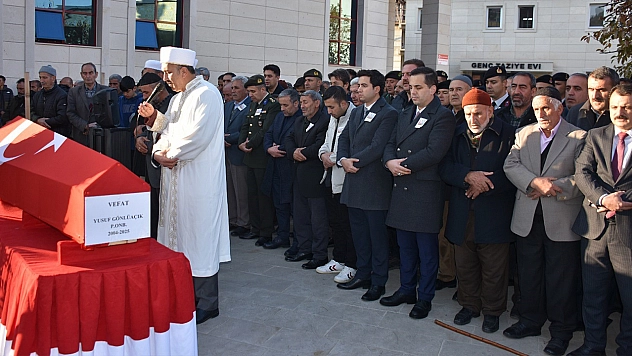 Hayatını kaybeden Piyade Er Gönlüaçık, son yolculuğuna uğurlandı